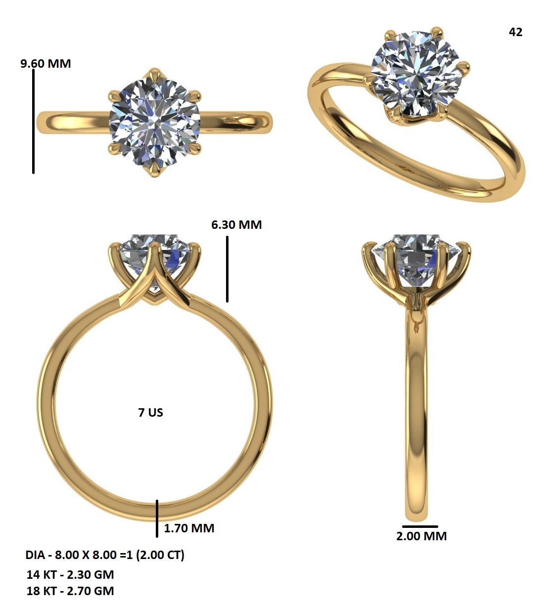 Elevate 110+ Ring Design in QUN113