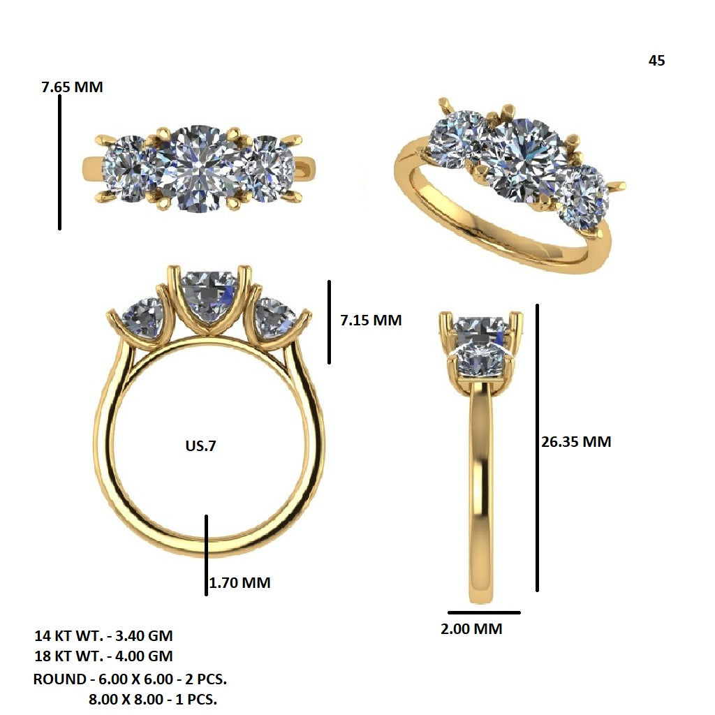 Elevate 110+ Ring Design in QUN113