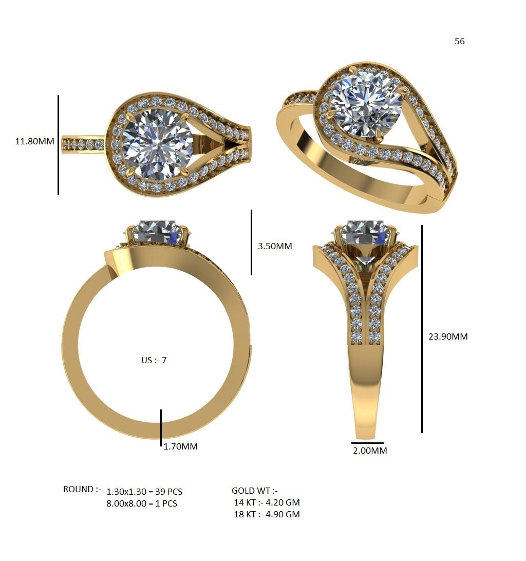 Elevate 110+ Ring Design in QUN113