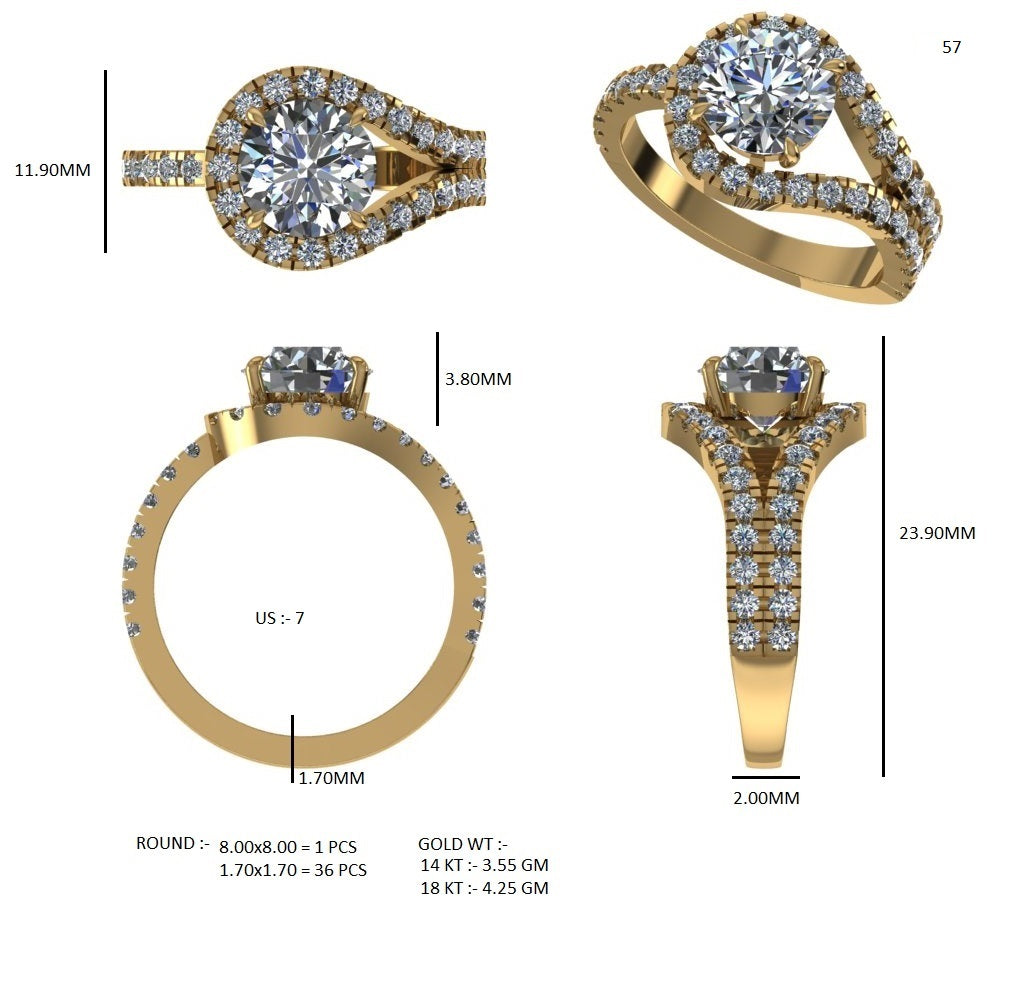 Elevate 110+ Ring Design in QUN113