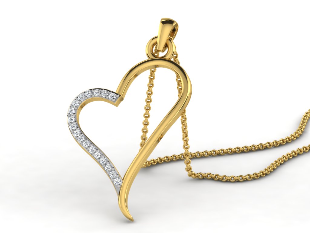 HEART PENDNET-42 PCS
