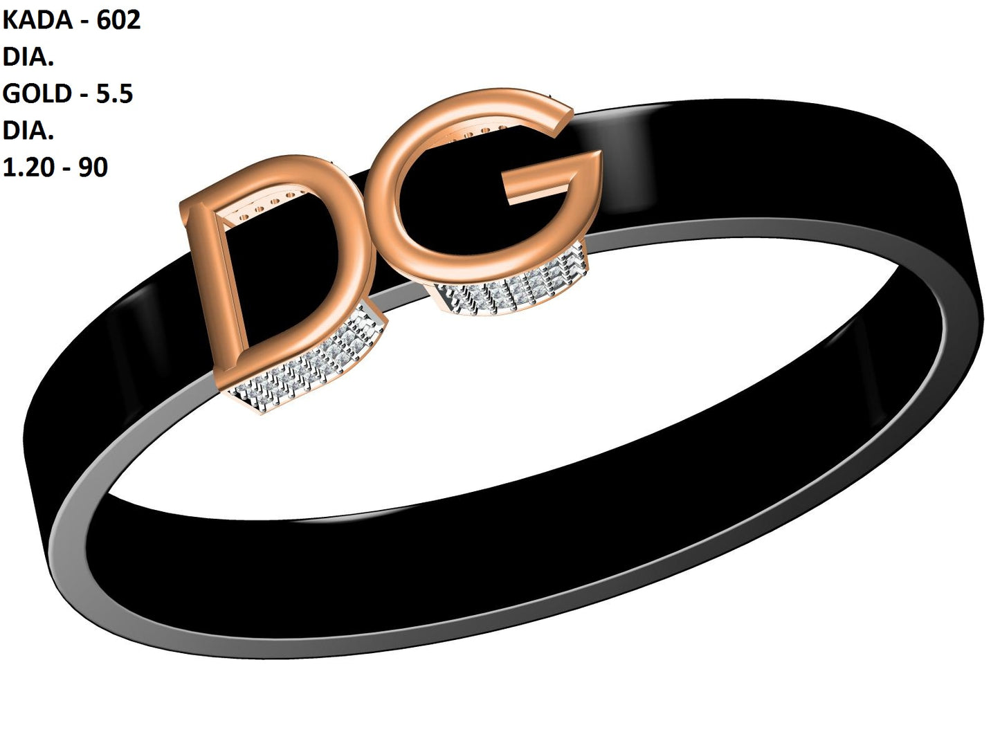 1000+ Gents Kada JCD file + Rendering Photo