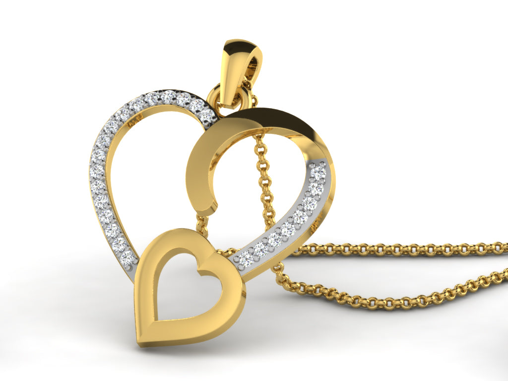 HEART PENDNET-42 PCS