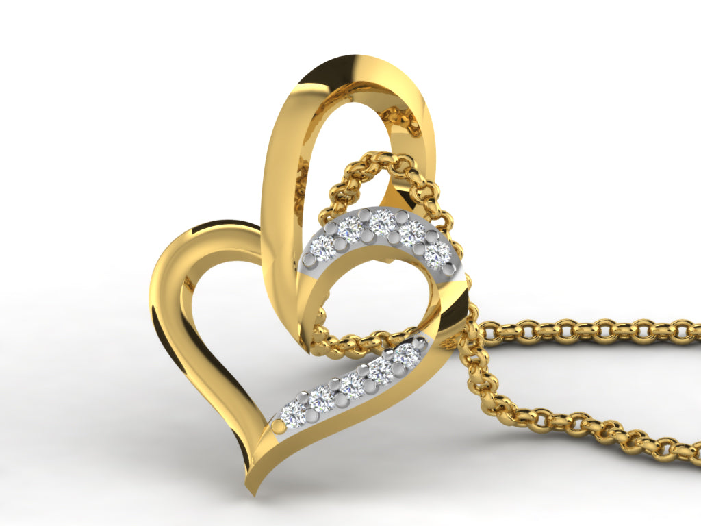 HEART PENDNET-42 PCS