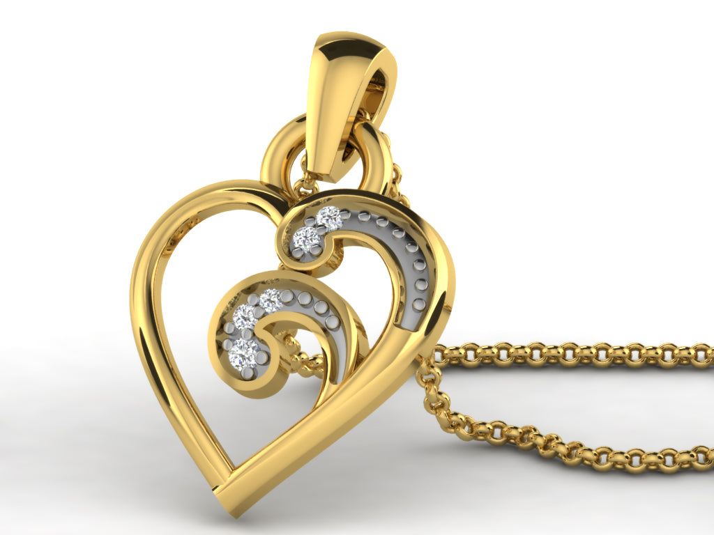HEART PENDNET-42 PCS