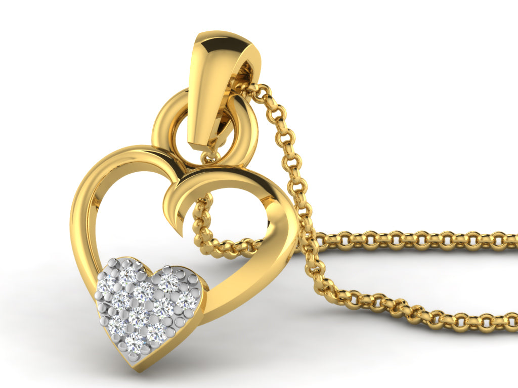 HEART PENDNET-42 PCS