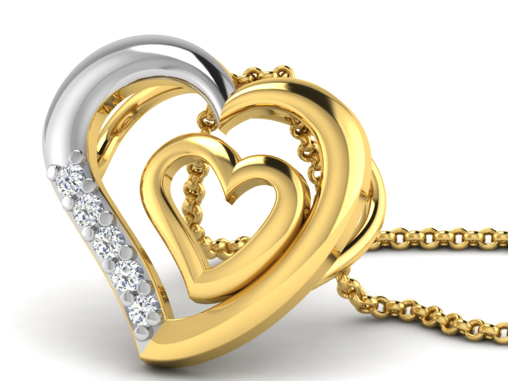 HEART PENDNET-42 PCS