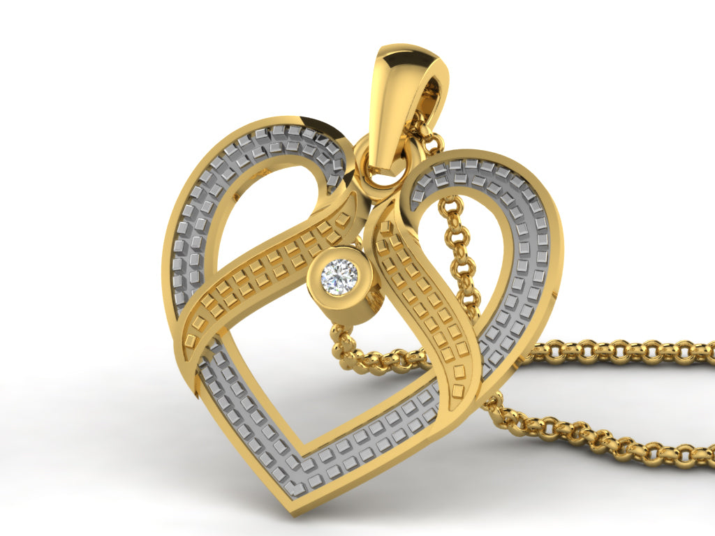 HEART PENDNET-42 PCS