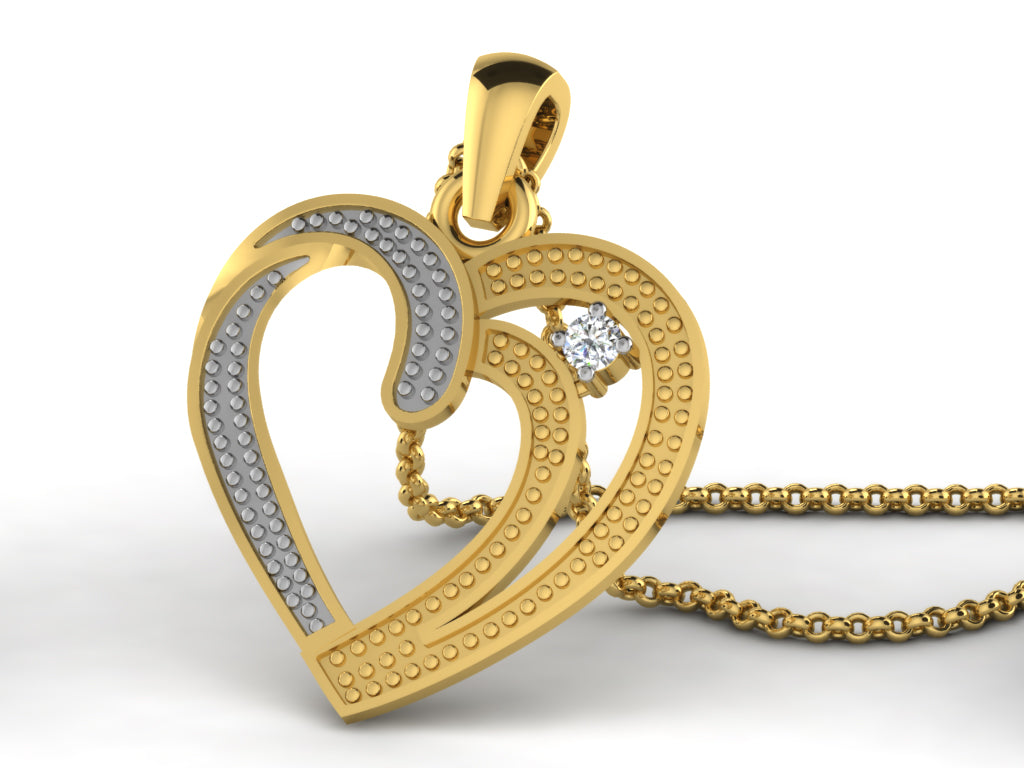HEART PENDNET-42 PCS