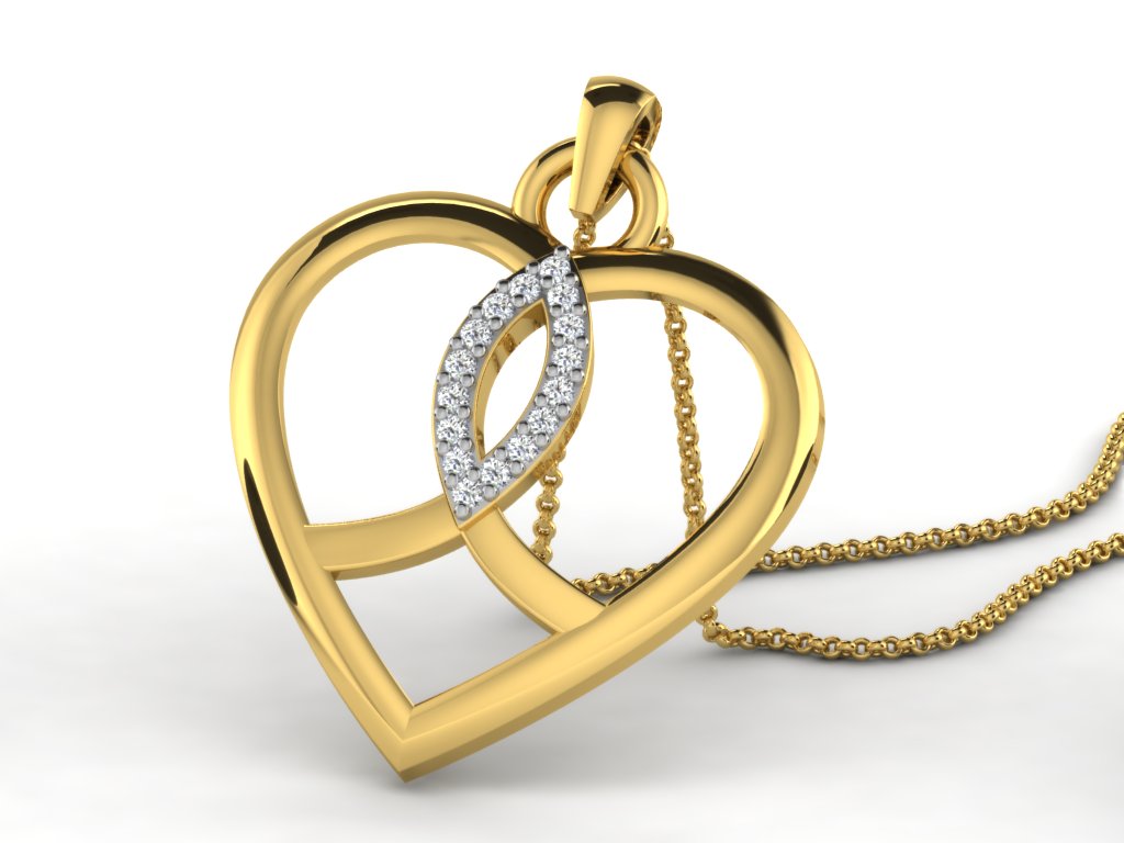 HEART PENDNET-42 PCS