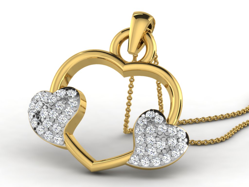HEART PENDNET-42 PCS