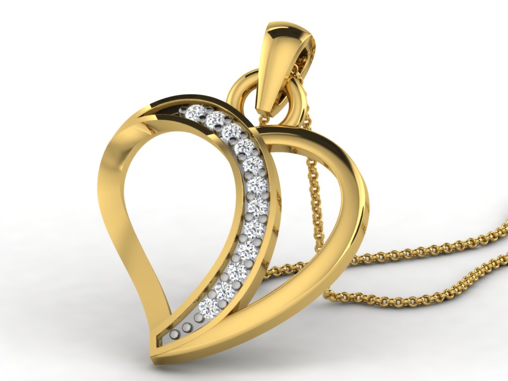 HEART PENDNET-42 PCS