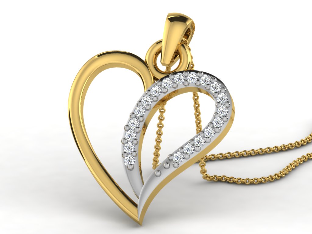 HEART PENDNET-42 PCS