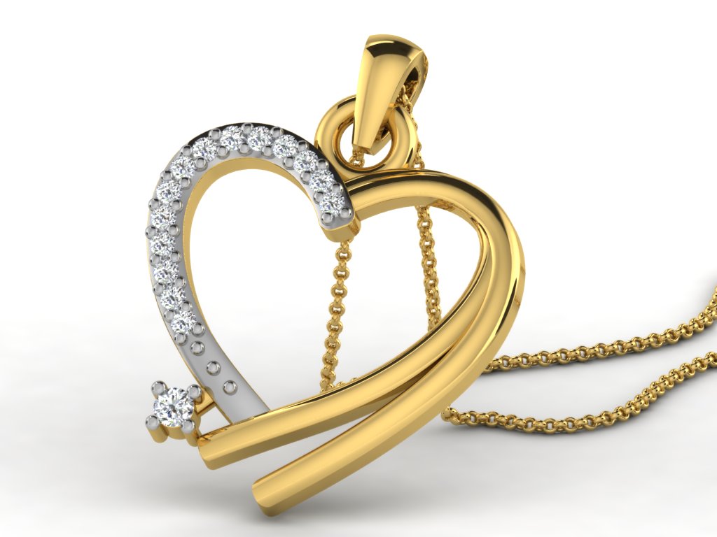 HEART PENDNET-42 PCS