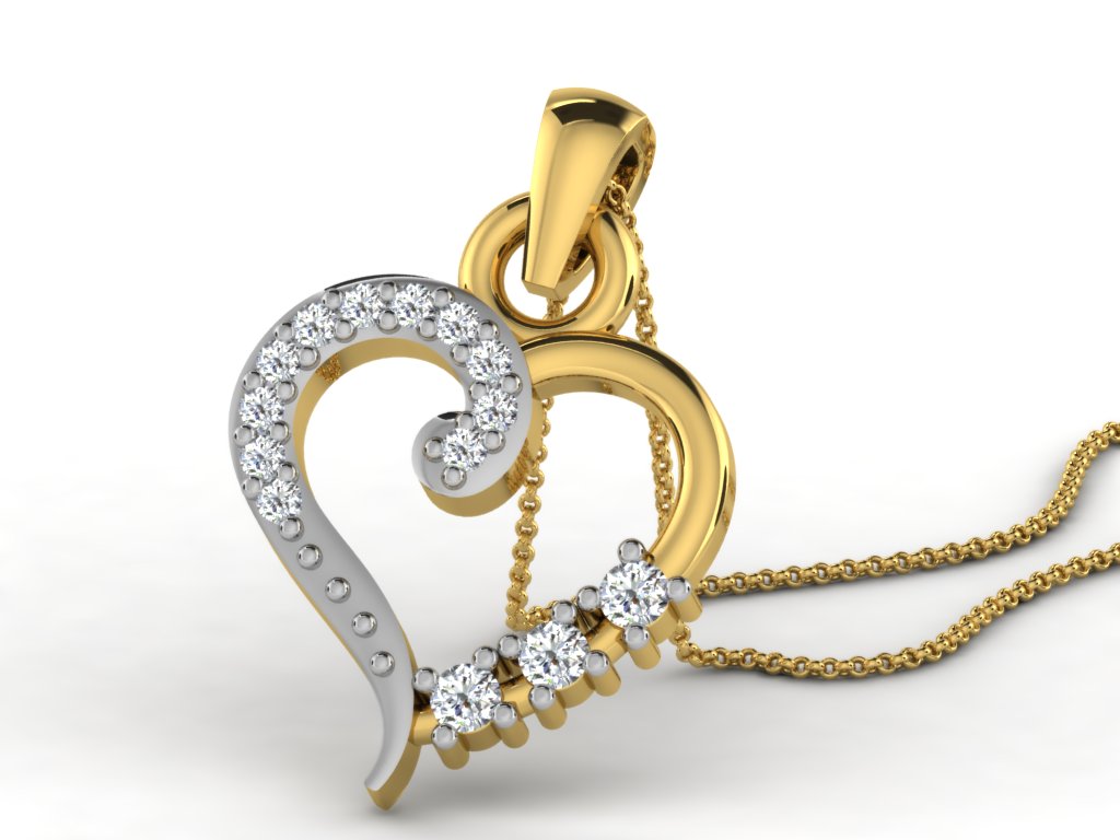 HEART PENDNET-42 PCS