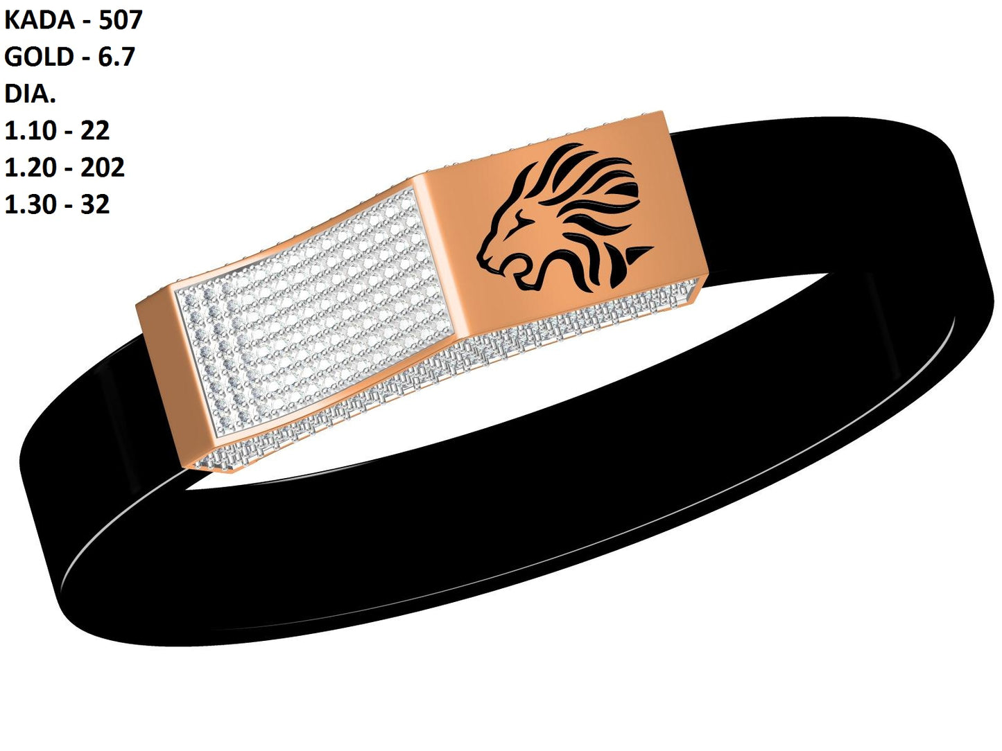 1000+ Gents Kada JCD file + Rendering Photo