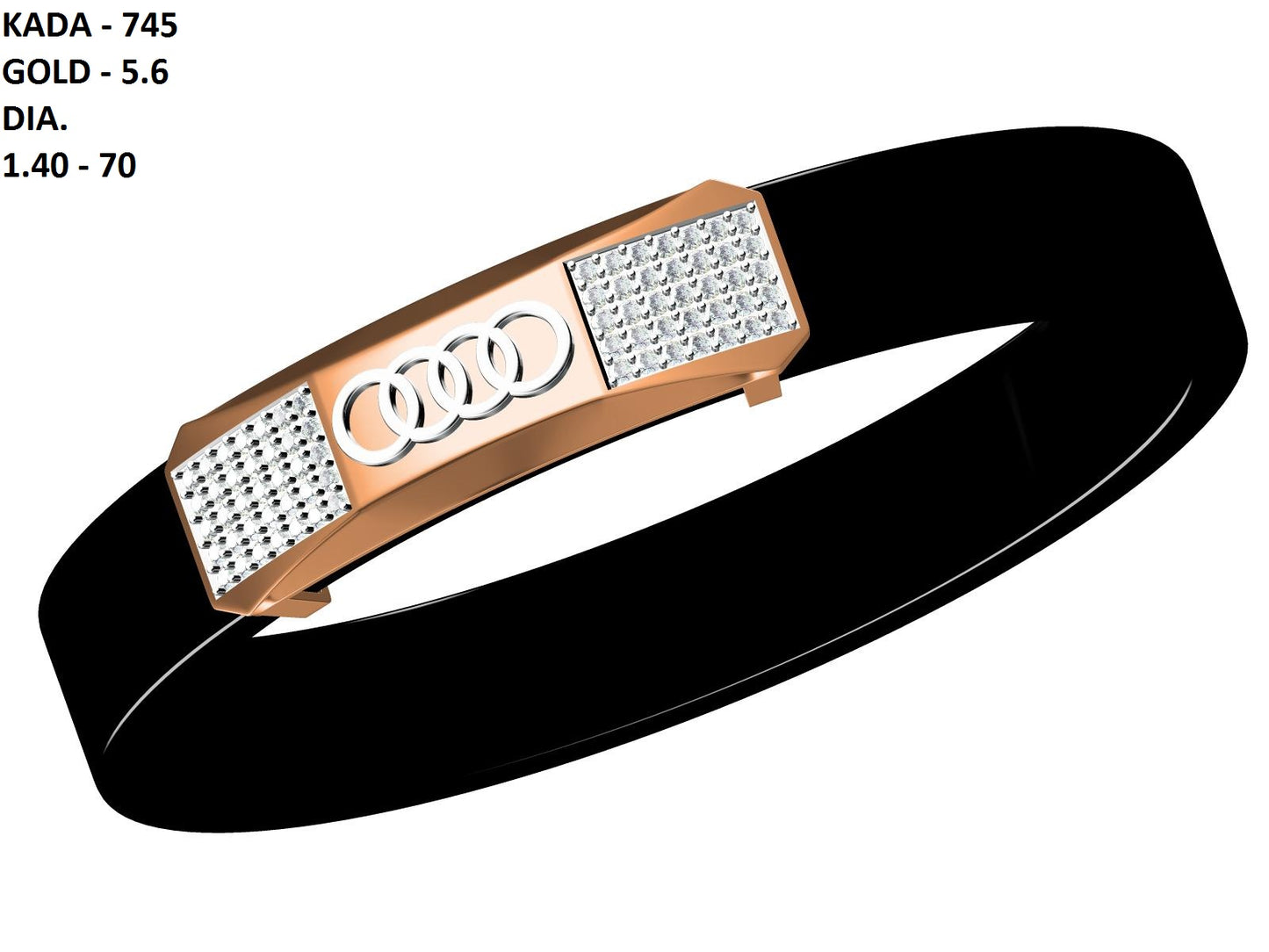1000+ Gents Kada JCD file + Rendering Photo